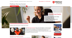 Desktop Screenshot of malteser-service-center.de