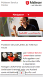 Mobile Screenshot of malteser-service-center.de